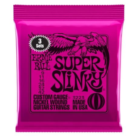ERNIE BALL EB 3223 struny do gitary elektr. 3 KPL